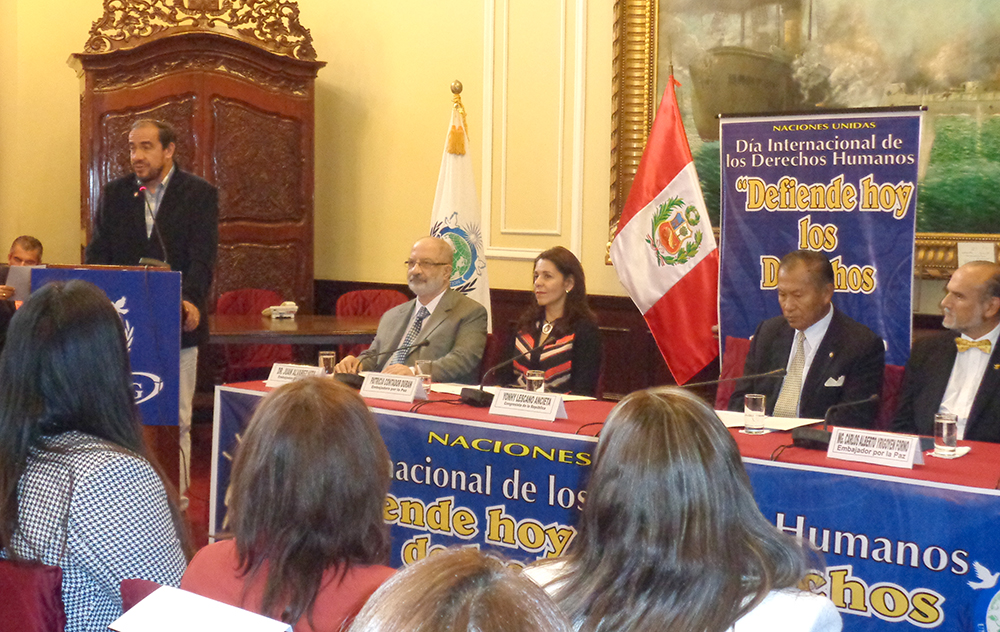 Peru: Forum celebrating the UN Human Rights Day 1 peru hrd 1