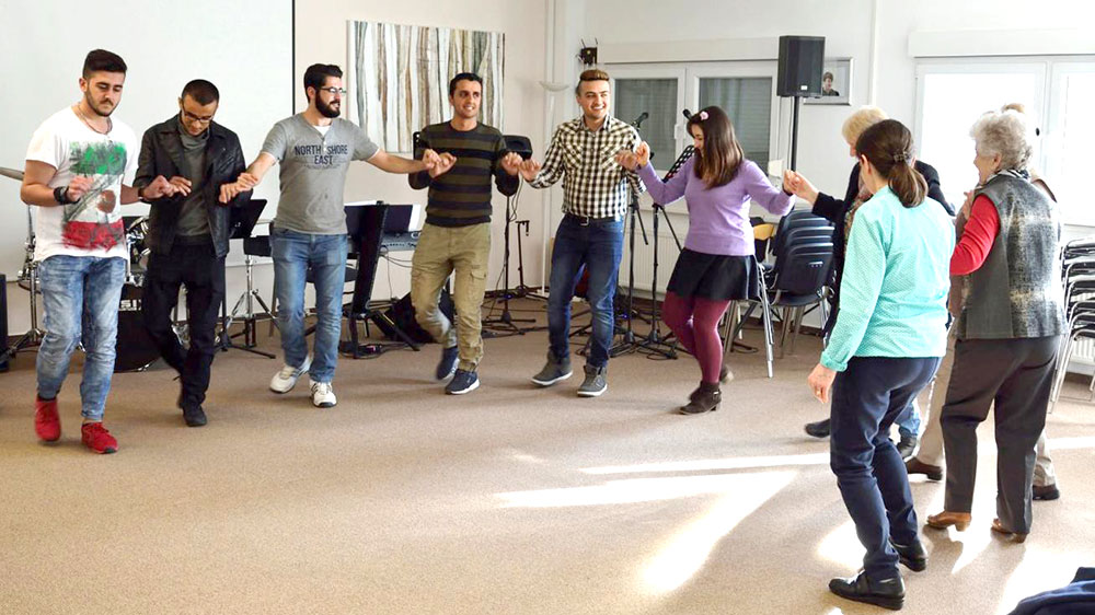 International Café in Giessen: A Family from Syria express their Gratitude 2 ge ic 1