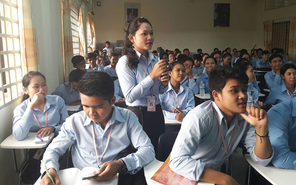 Cambodia: Hyo Jeong Coach Leader School with Power of Trinity as Home Group 4 camws 2
