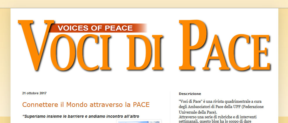 Italy: 10th Anniversary of Voci di Pace (Voices of Peace) 1 vop 1