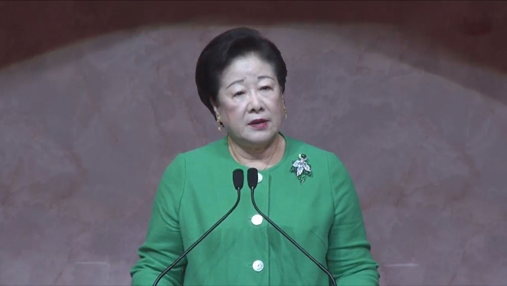 True Mother at the 60th Anniversary of FFWPU Japan 2 jp71 12