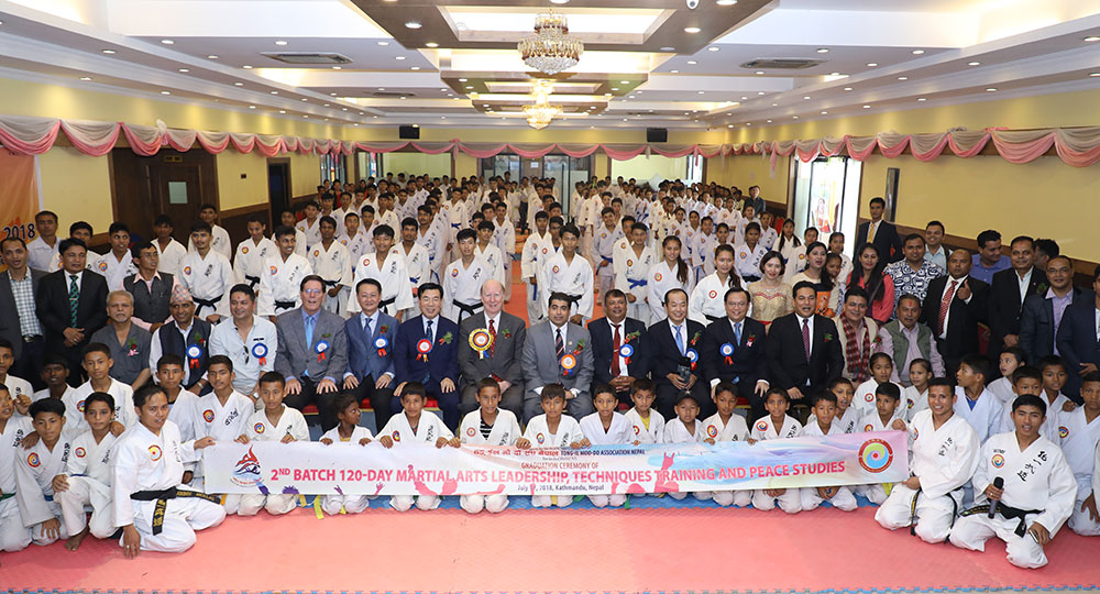 Nepal: Graduation for the 2nd batch of 120 Day Tong Il Moo-Do 1 np timd 1