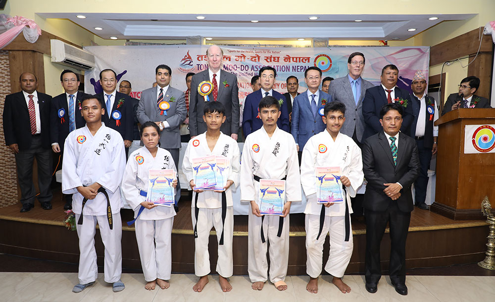 Nepal: Graduation for the 2nd batch of 120 Day Tong Il Moo-Do 2 np timd 2