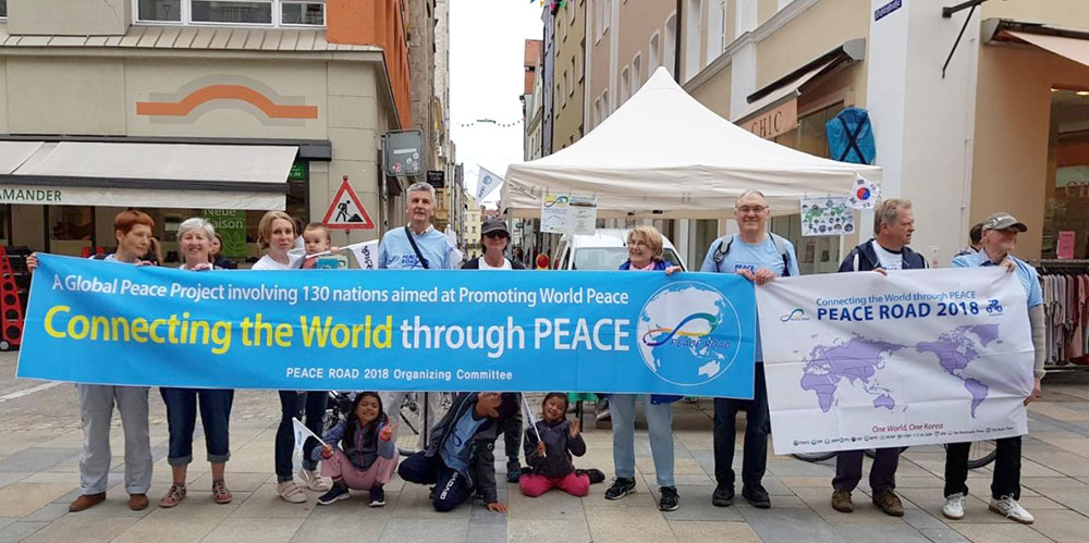 Germany: Peace Road 2018 in Regensburg 1 ge pr18