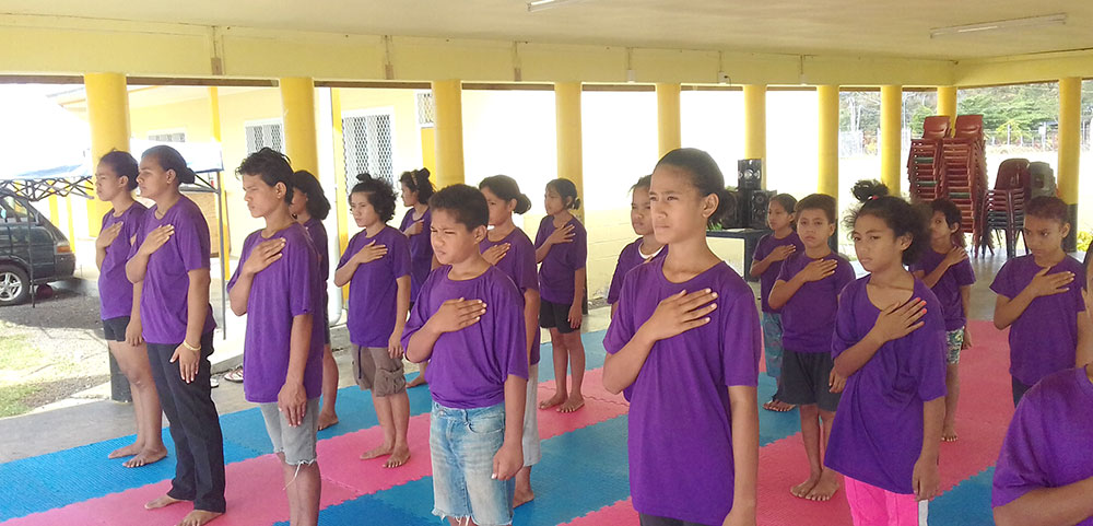 Samoa: New Campus of Hope Tongil Moo Do Service Project 1 sam tmd