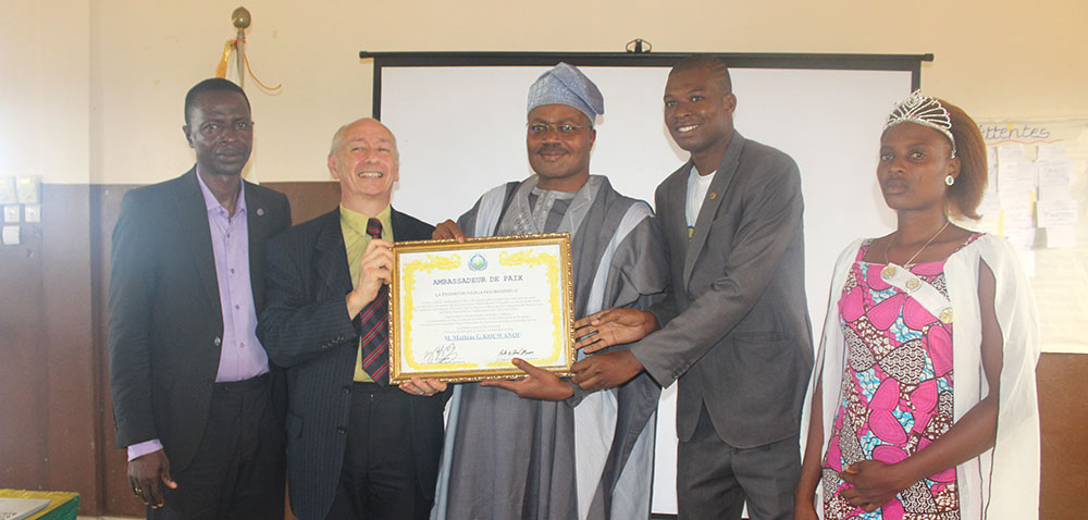 Benin: Nomination of Ambassador for Peace 1 bn ap 1