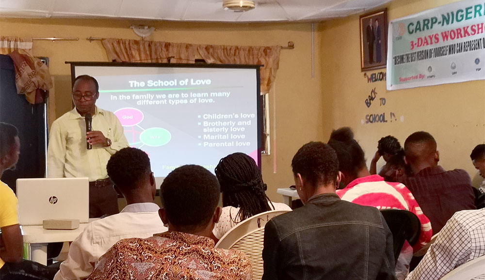 Nigeria: Introducing Divine Principle for new CARP Students 2 ni ws 3