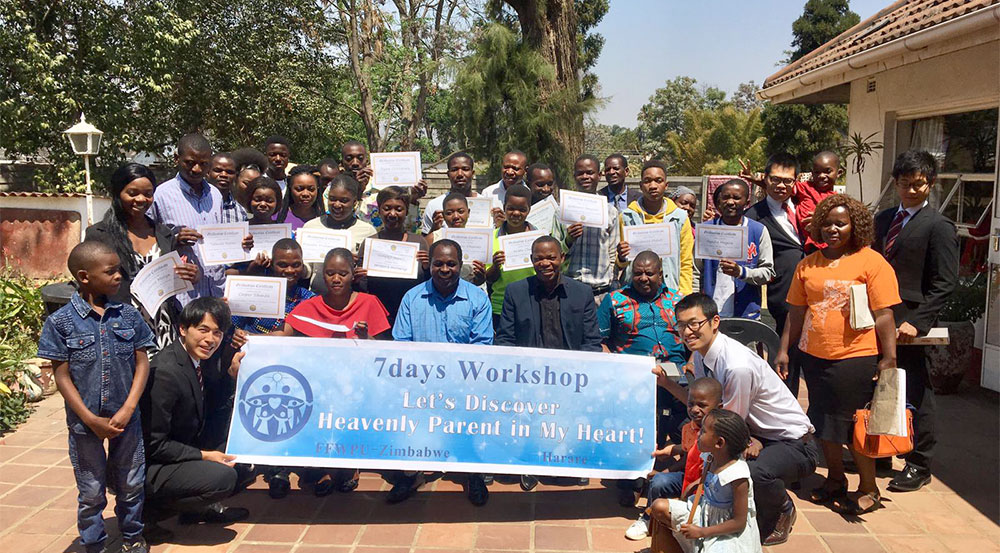 Zimbabwe: 7-Day Divine Principle Workshop for the Youth 1 zb 7dws