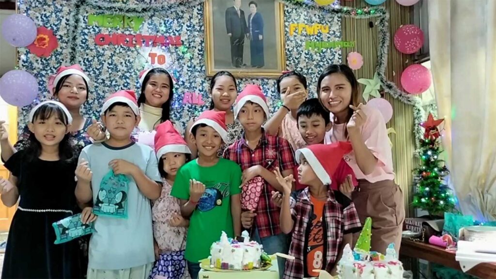 Myanmar: Mother of Peace Love Myanmar on Christmas 1 mmp