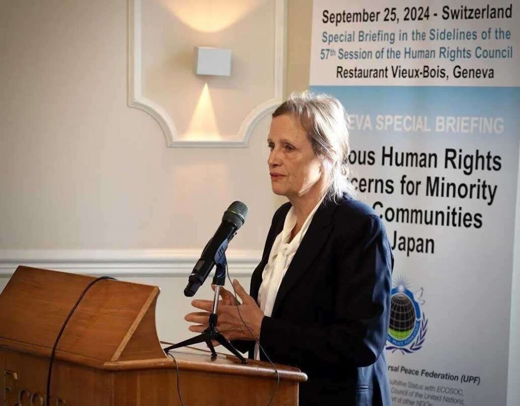 Report to UN: Japan Violates Rights Standards 1 Patricia Duval