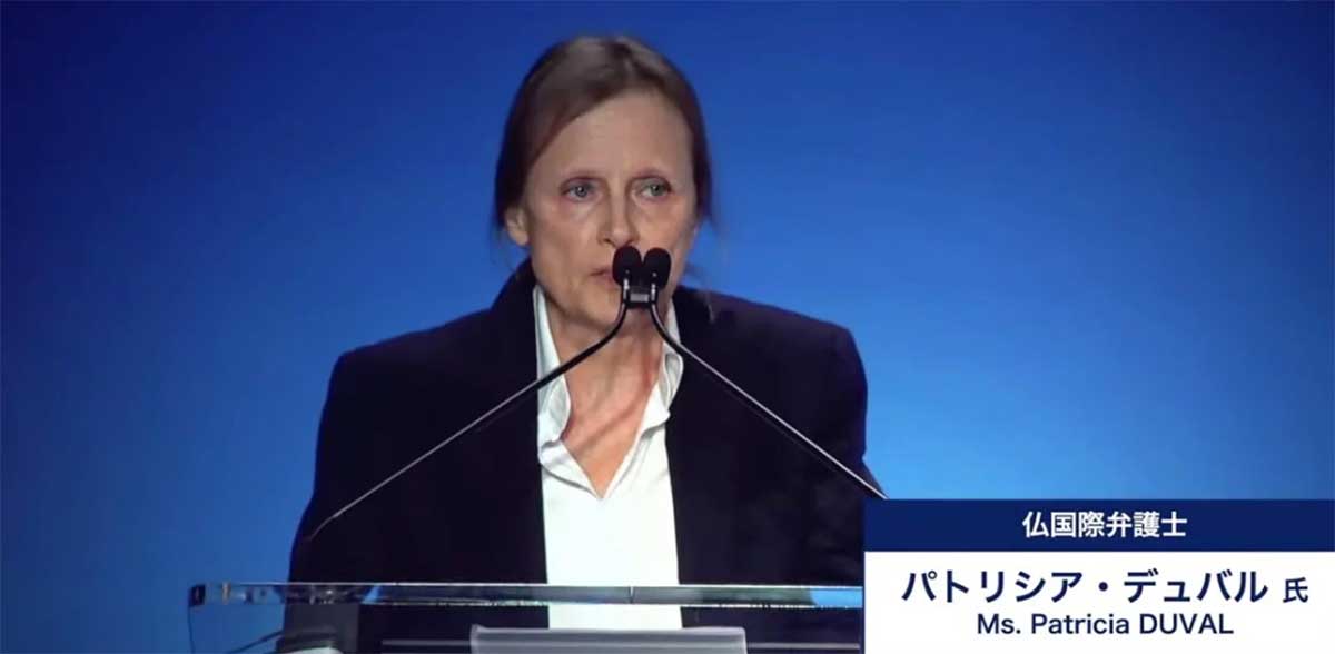 Patricia Duval speaking