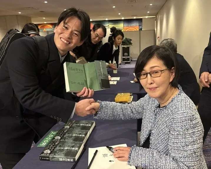 promoting her latest book